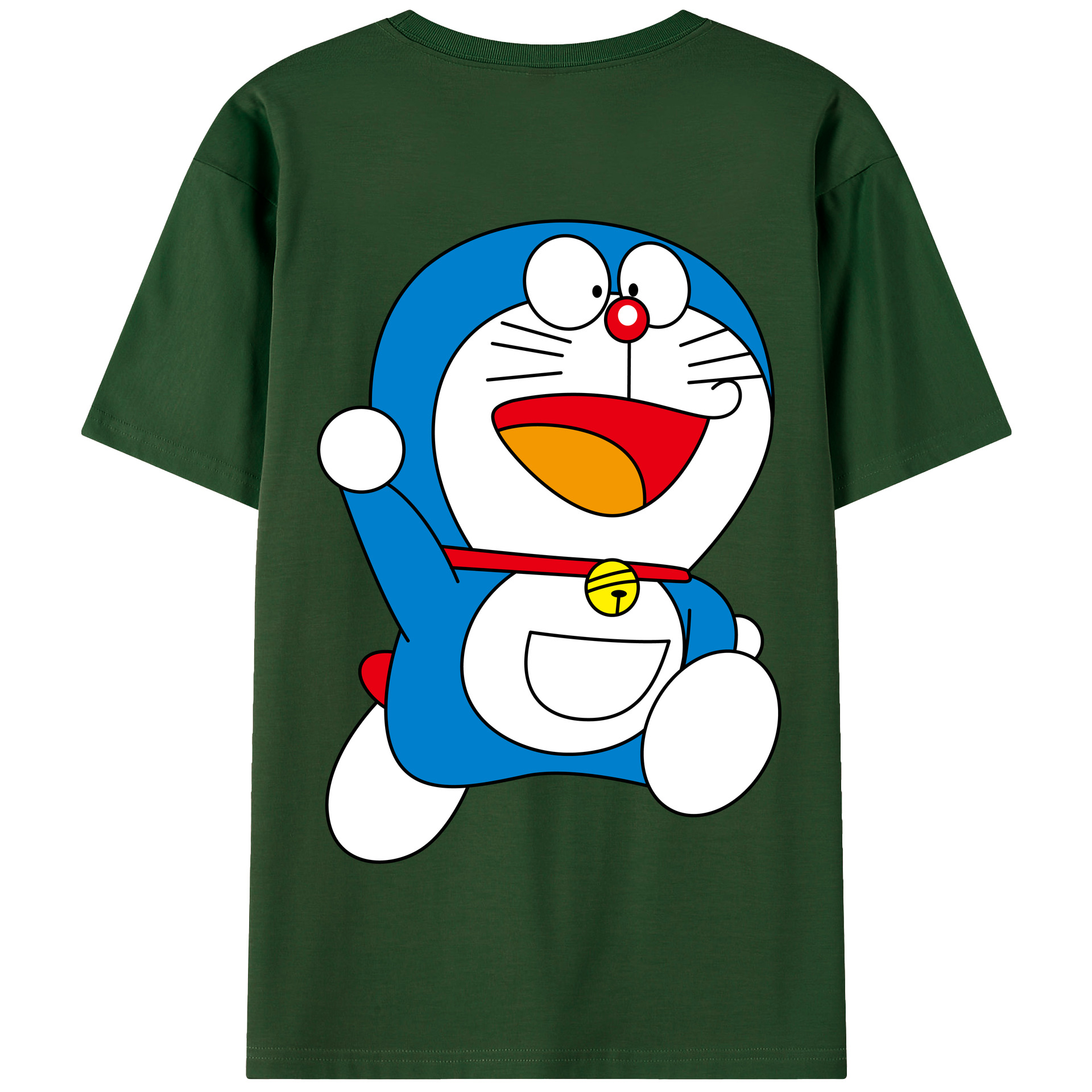 （画像用） ドラえもん Doraemon 綿100％半袖Tシャツ（背面プリント）